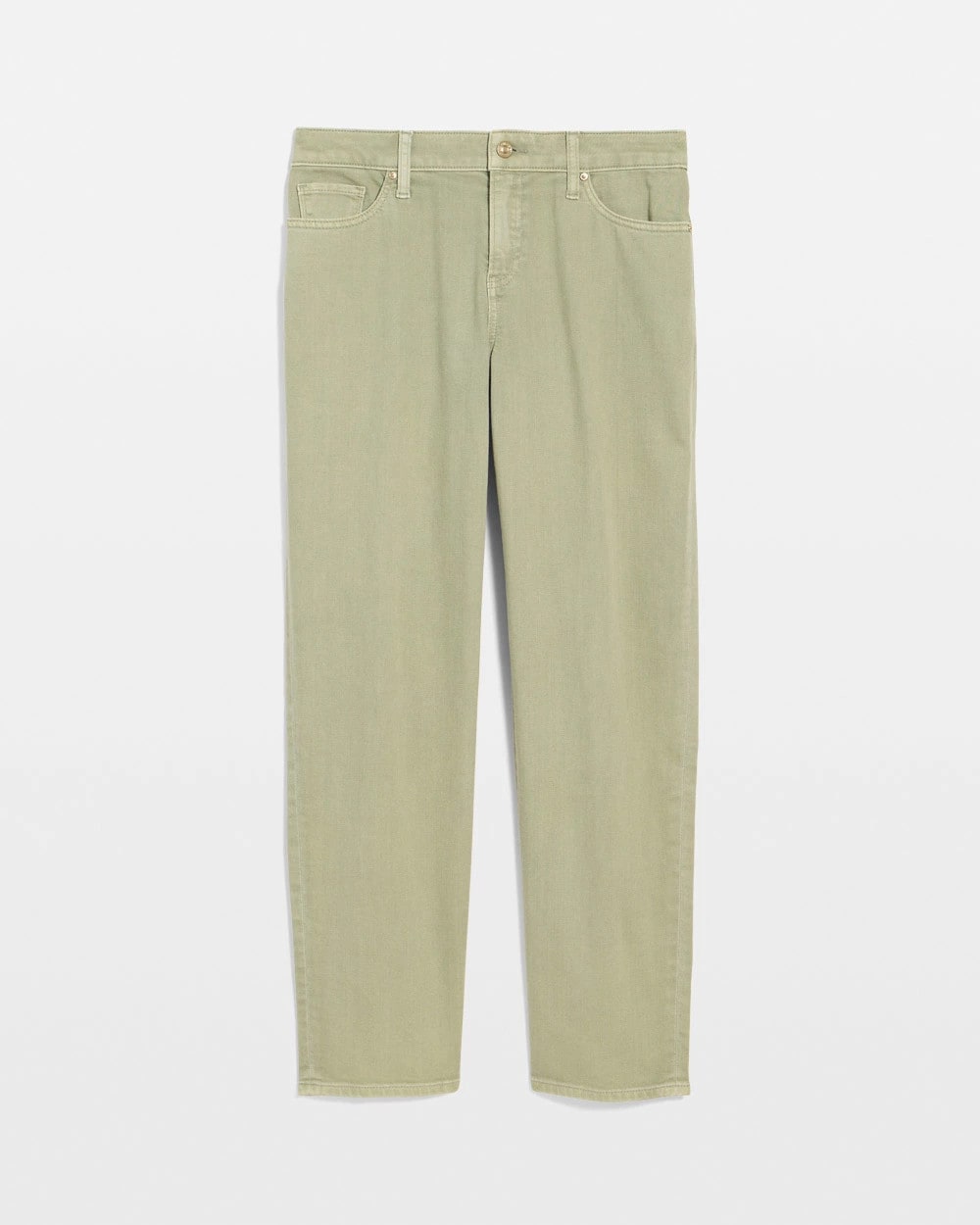 Boyfriend Relaxed Crop Jeans Seagrass Green - Chico's