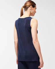 Travelers™ Classic Side-Slit Tank Travelers India Ink - Chico's