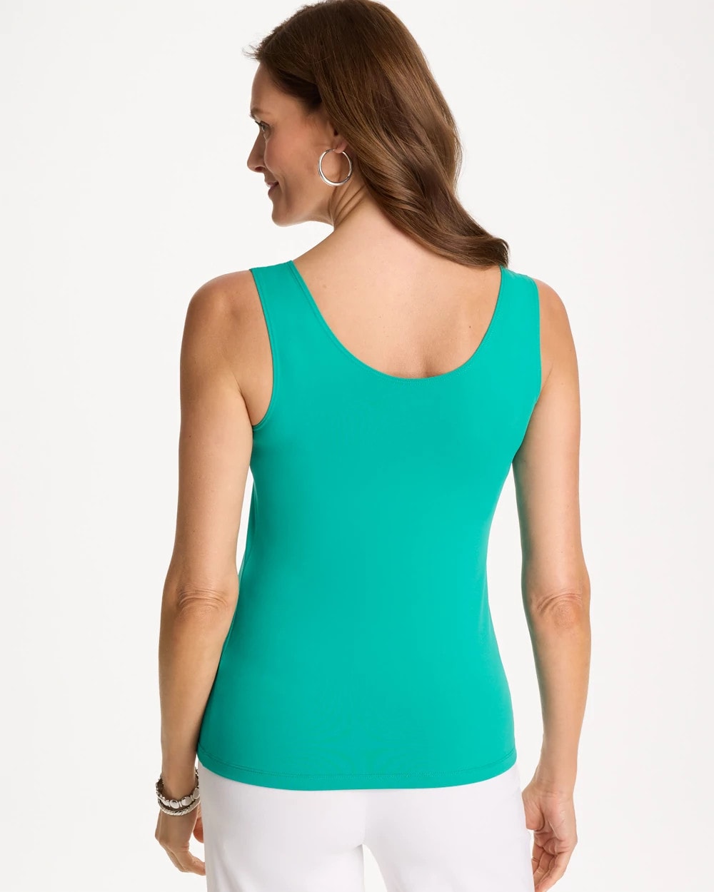 Microfiber Tank Topanga Green - Chico's