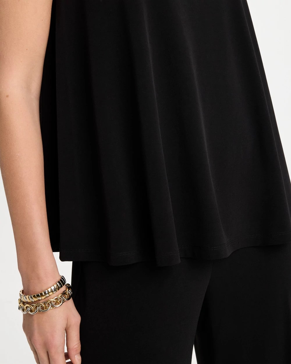 Travelers™ Knit Swing Tank Black - Chico's