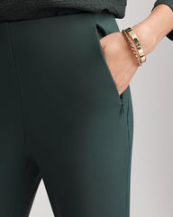 Lightweight Juliet Straight Ankle Pants Darkest Spruce - Chico's