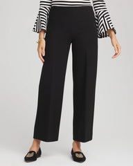 Juliet Slim Wide-Leg Cropped Pants Black - Chico's