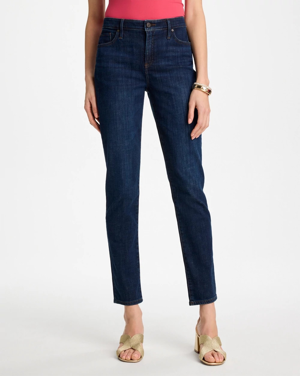 Girlfriend Slim Ankle Jeans Dark Sapphire Indigo - Chico's