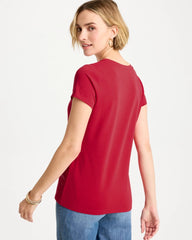Fireworks Tee Cherry Lush - Chico's