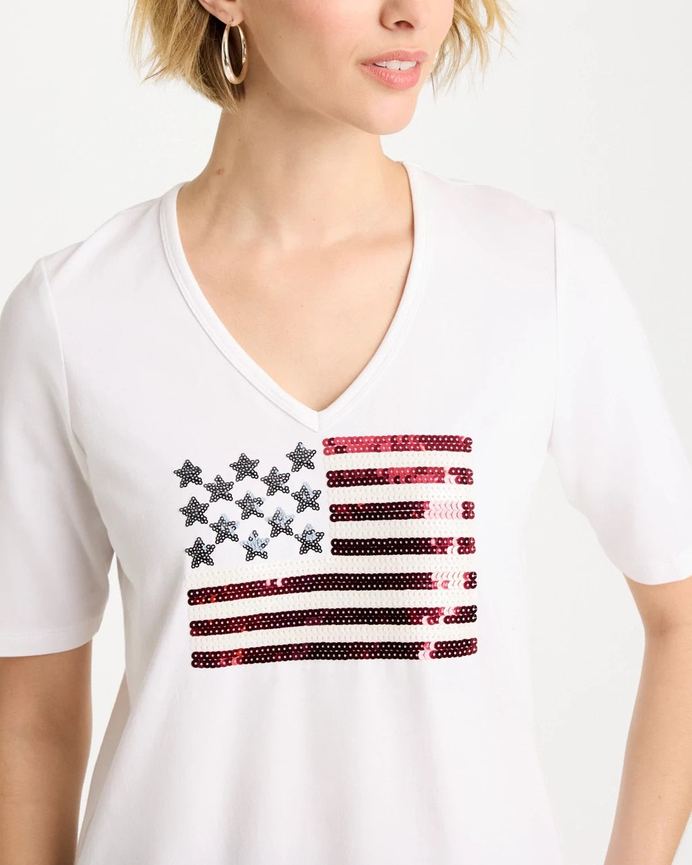Americana Tee Alabaster - Chico's