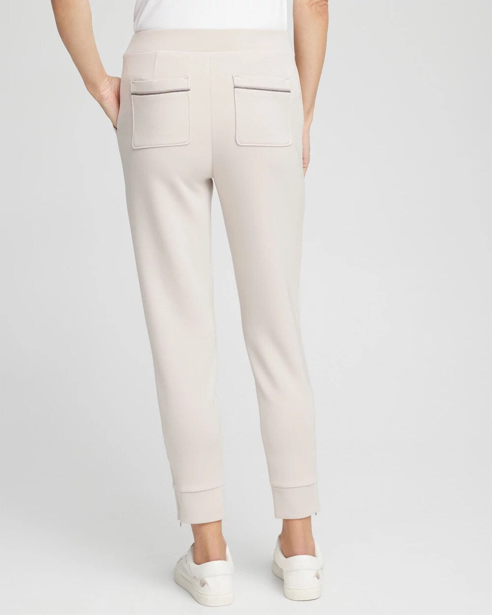 Zenergy® Caviar Bead Joggers Smokey Taupe - Chico's