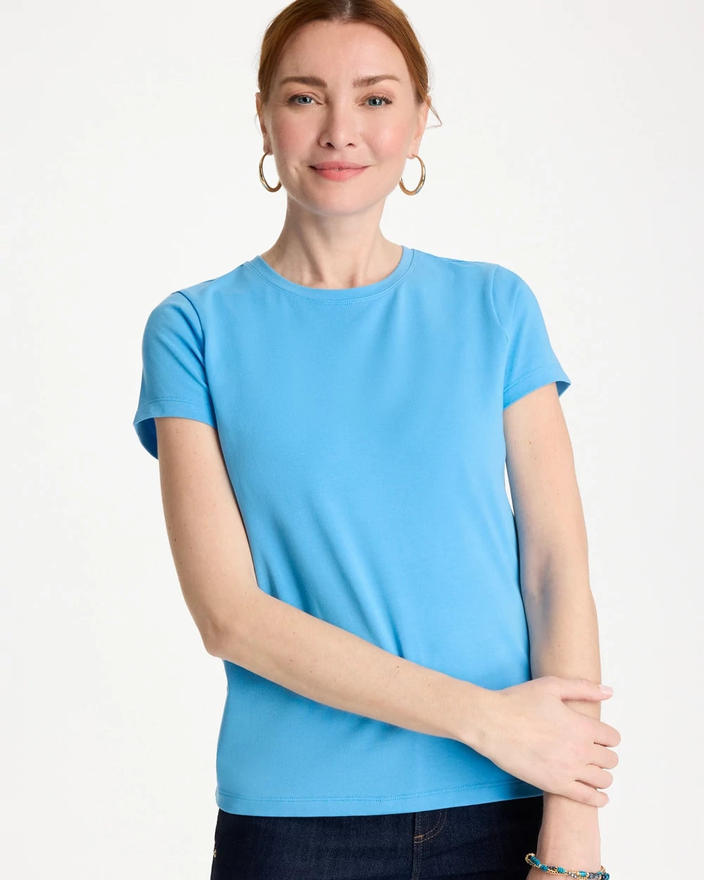 Perfect Crewneck Tee Blue Tide - Chico's
