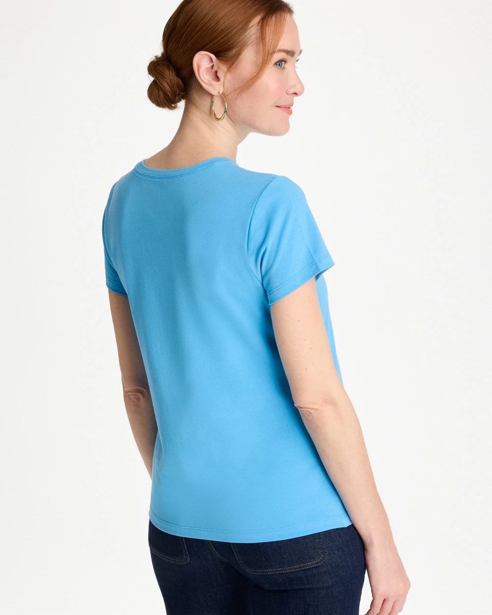 Perfect Crewneck Tee Blue Tide - Chico's