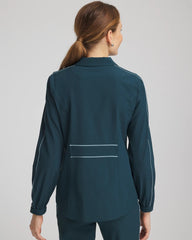 Zenergy® UPF Contrast Jacket Teal Shadow - Chico's