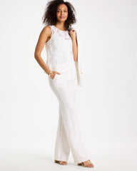 Petal Lace Applique Tank Alabaster - Chico's