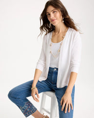 Summer Romance Cardigan Alabaster - Chico's
