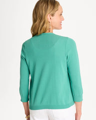 Summer Romance Cardigan Green Clover - Chico's
