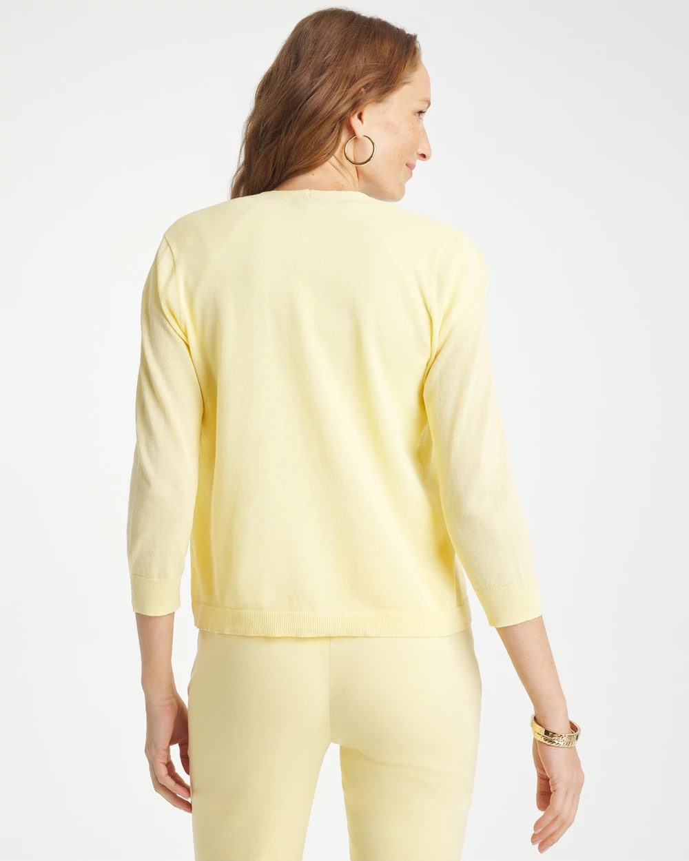 Summer Romance Cardigan Golden Haze - Chico's