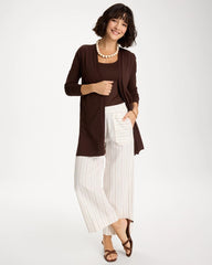 Summer Romance Cardigan Deep Brown - Chico's
