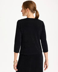 Travelers™ Drape Tie-Front Cardigan Travelers Black - Chico's