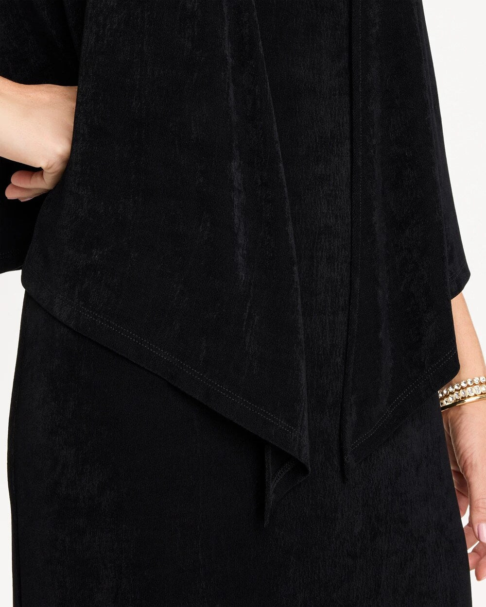 Travelers™ Drape Tie-Front Cardigan Travelers Black - Chico's