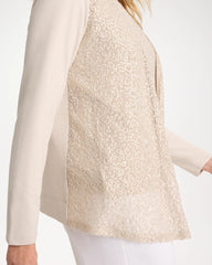 Knit Sequin Cardigan Smokey Taupe - Chico's