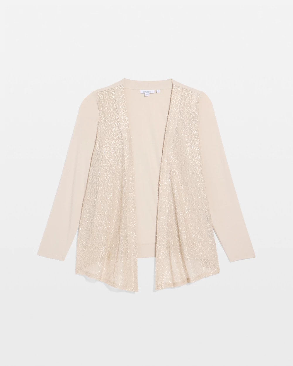 Knit Sequin Cardigan Smokey Taupe - Chico's