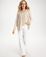 Knit Sequin Tank Smokey Taupe - Chico's