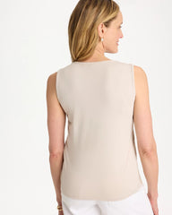 Knit Sequin Tank Smokey Taupe - Chico's