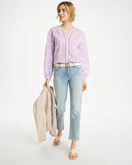 Embroidered Top Orchid Mist - Chico's