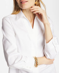 No Iron™ Stretch Splitneck Tunic Optic White - Chico's