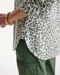 Printed No Iron Stretch Shirt Kelp Forest - Chico's
