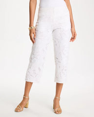 Lace Cropped Pants Alabaster - Chico's