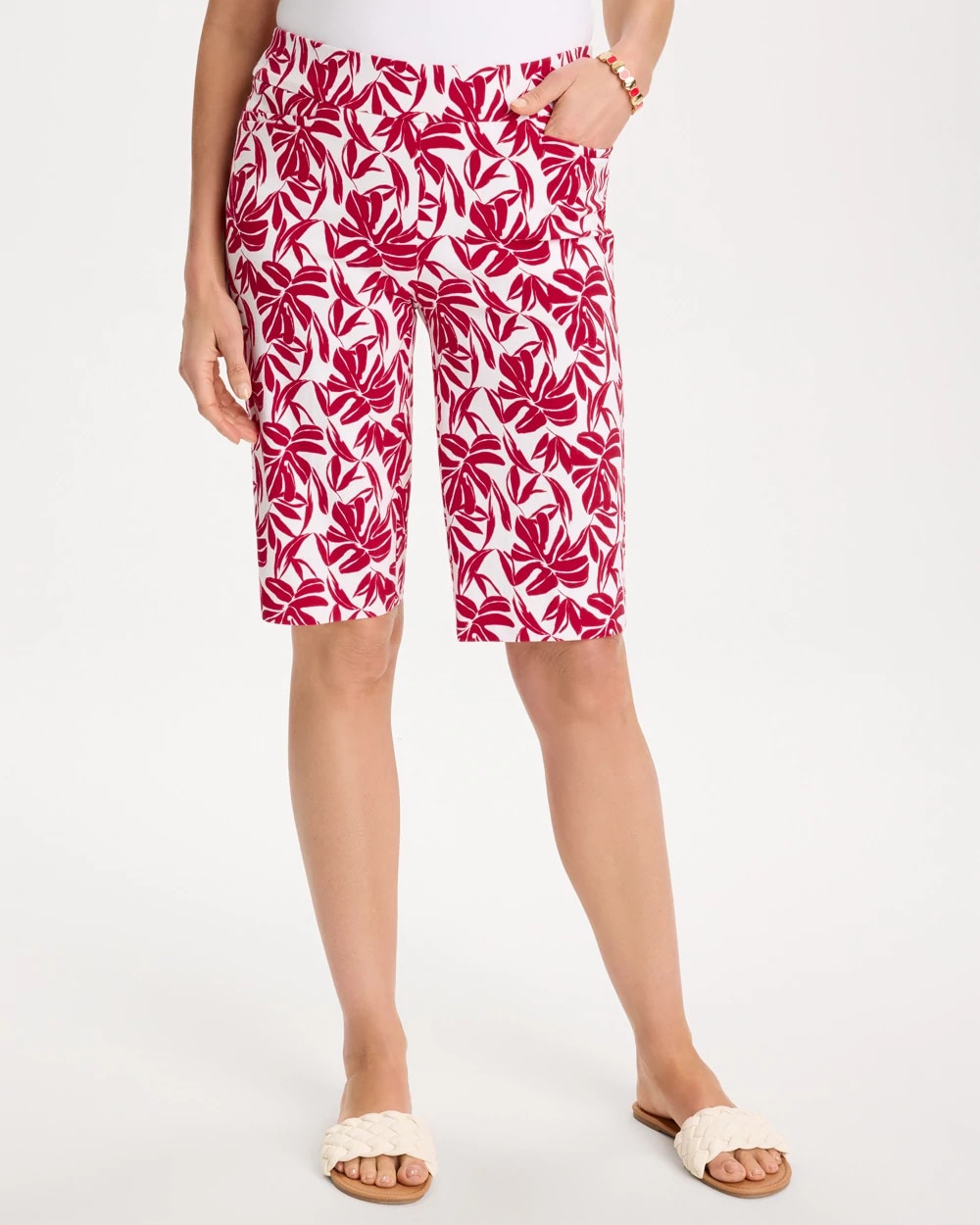 Bora Bliss Brigitte™ Slim Shorts Cherry Lush - Chico's