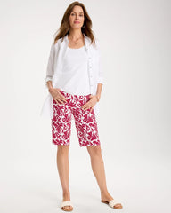 Bora Bliss Brigitte™ Slim Shorts Cherry Lush - Chico's