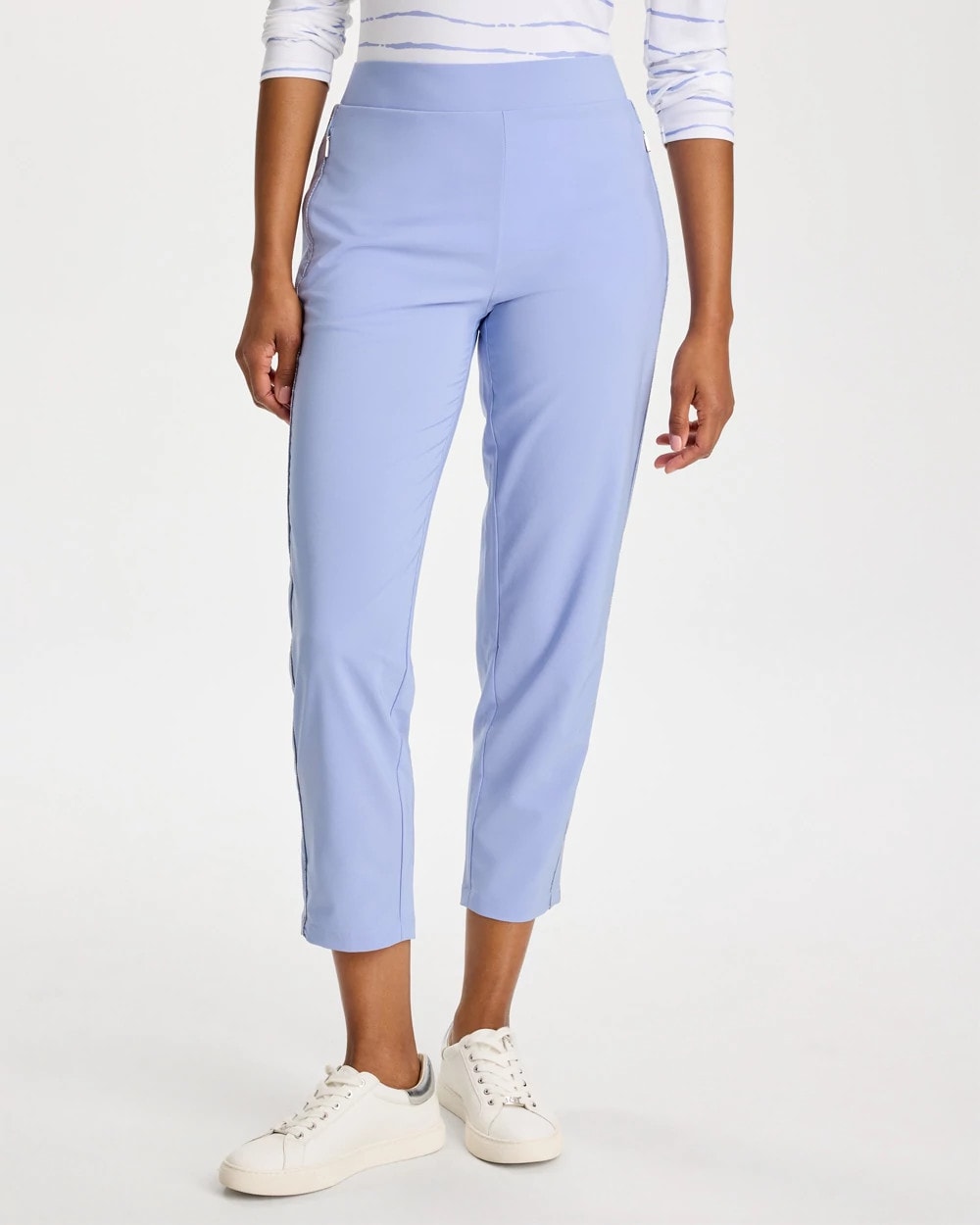 Zenergy® UPF Caviar Crop Pants Blue Muse - Chico's