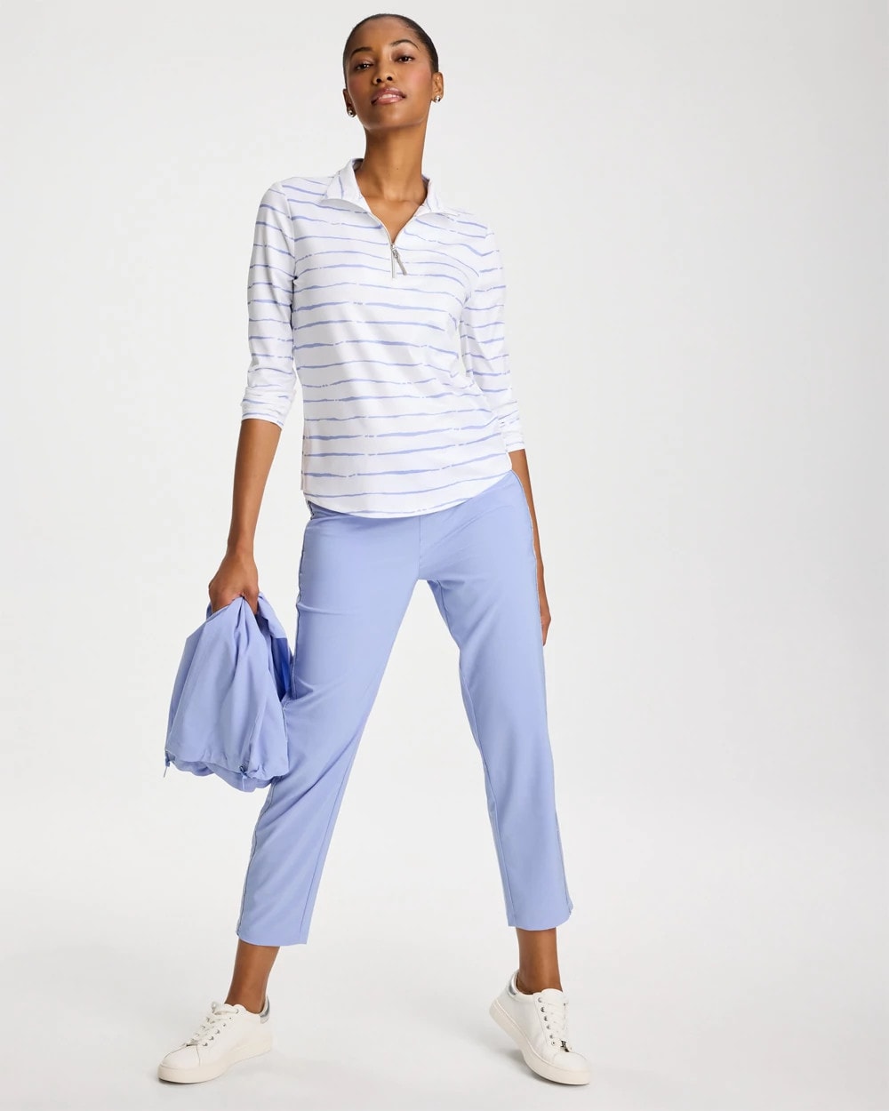 Zenergy® UPF Caviar Crop Pants Blue Muse - Chico's