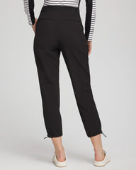 Zenergy® UPF Rib Mix Cropped Pants Black - Chico's