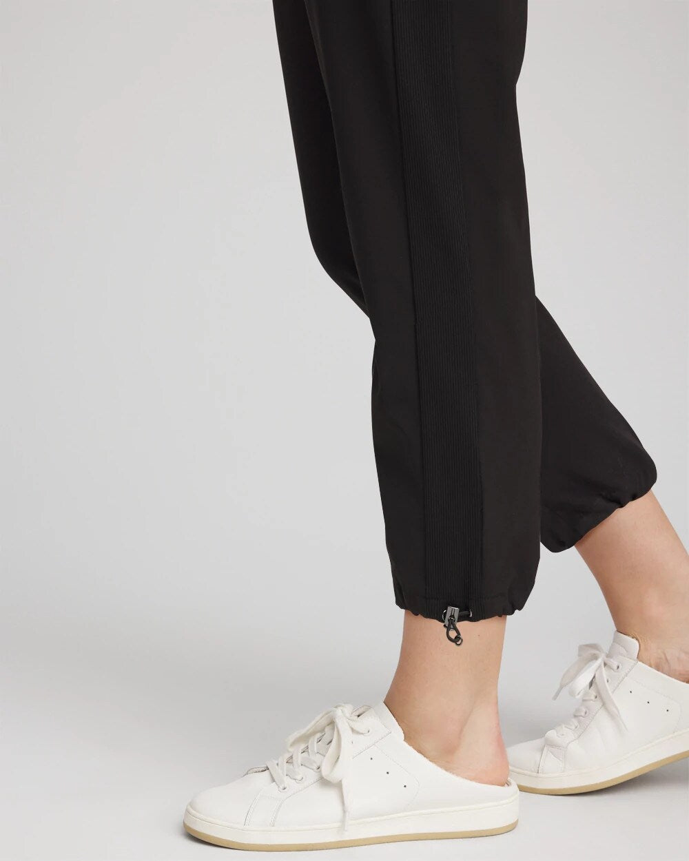 Zenergy® UPF Rib Mix Cropped Pants Black - Chico's