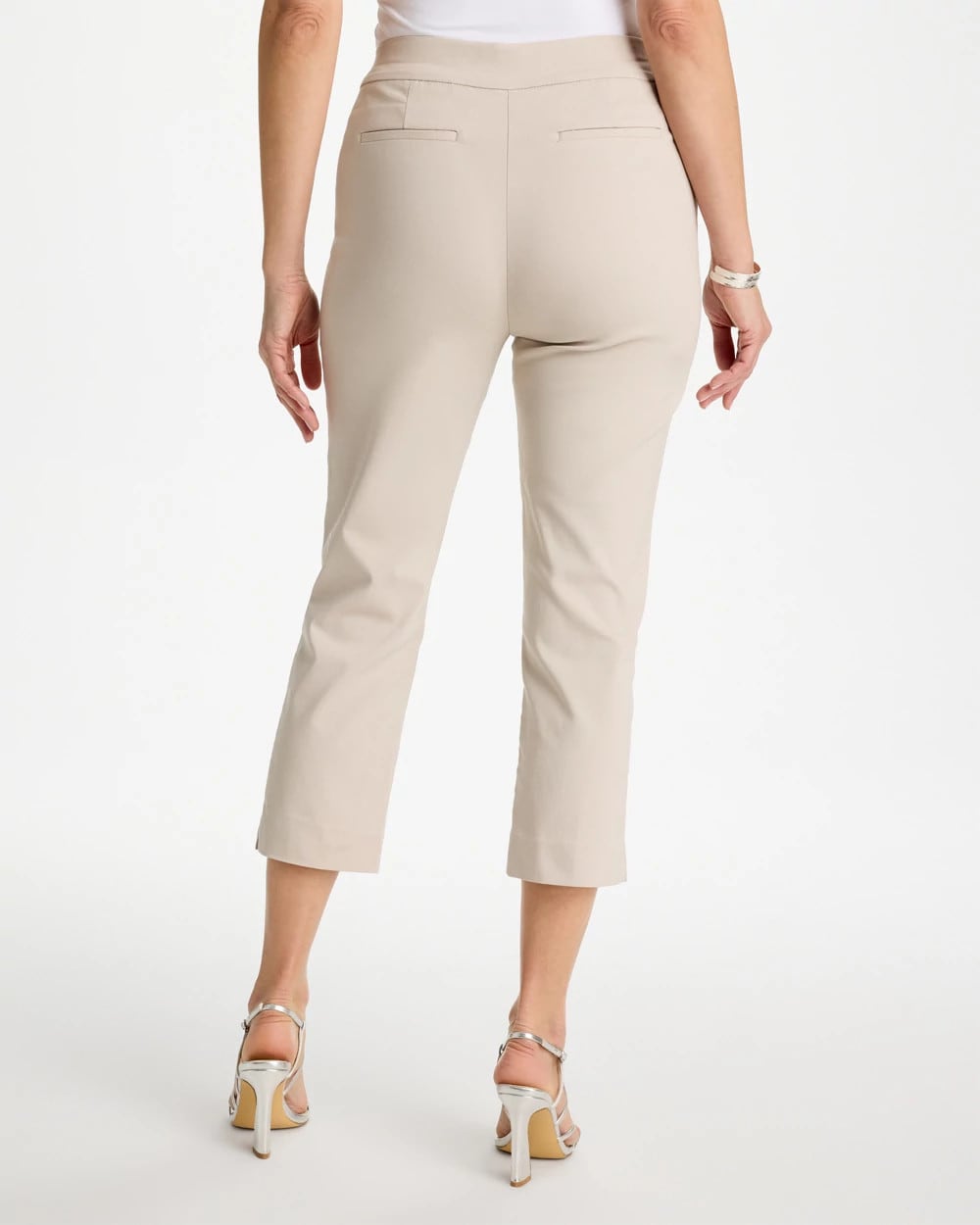 Brigitte™ Slim Pull-On Crop Pant Smokey Taupe - Chico's