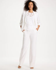 Straight-Leg Linen Pants Alabaster - Chico's