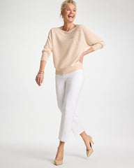 Emme Slim Ankle Pants Alabaster - Chico's