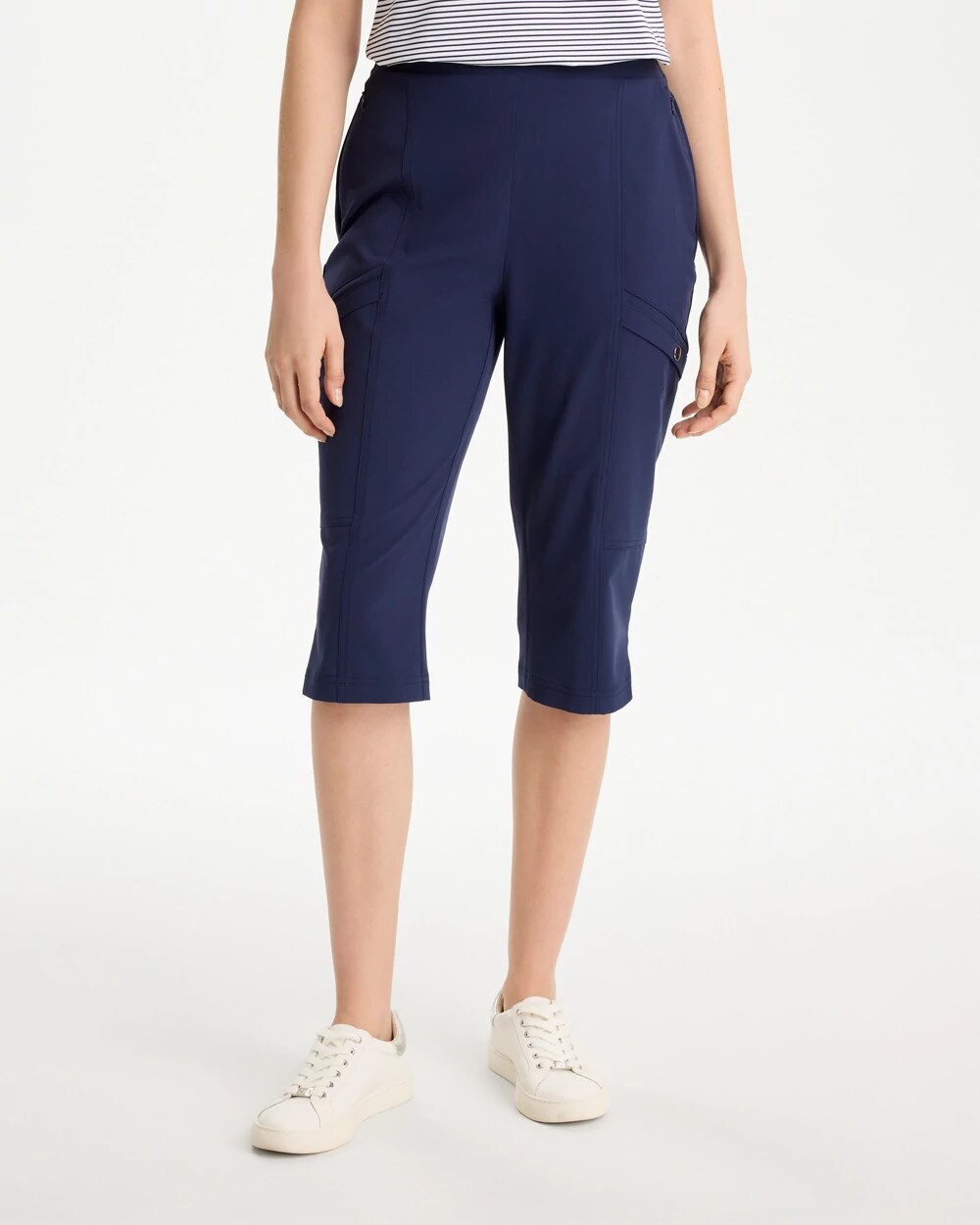 Zenergy® UPF Pedal Pusher Pants Passport Blue - Chico's