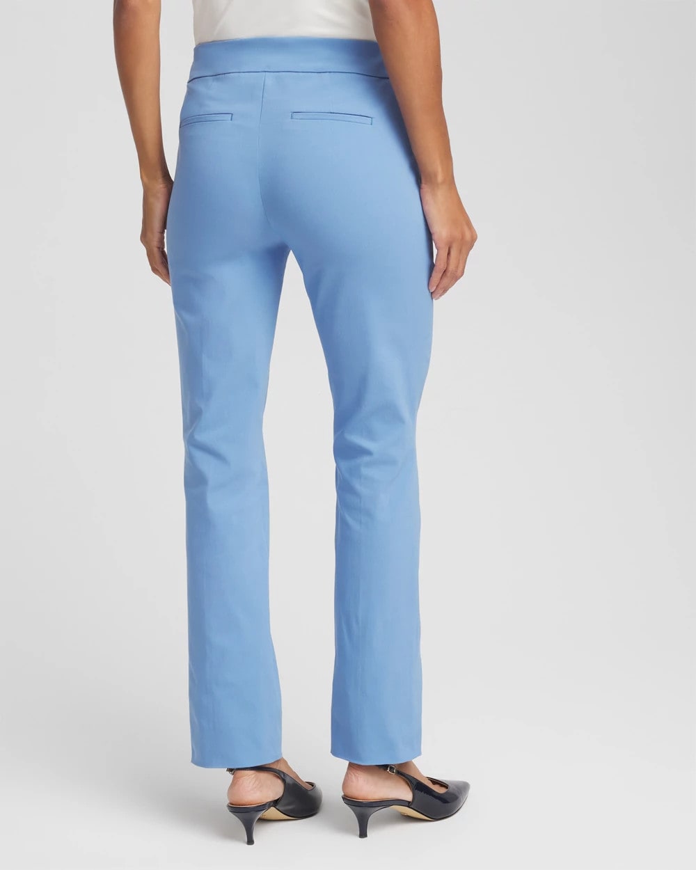 Brigitte™ Slim Pull-On Pants Tidal Blue - Chico's