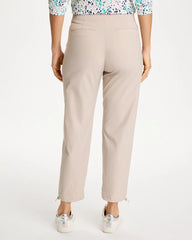 Zenergy® Striped UPF Bungee Crop Pants Smokey Taupe - Chico's