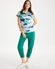 Zenergy® UPF Bungee Crop Pant Topanga Green - Chico's