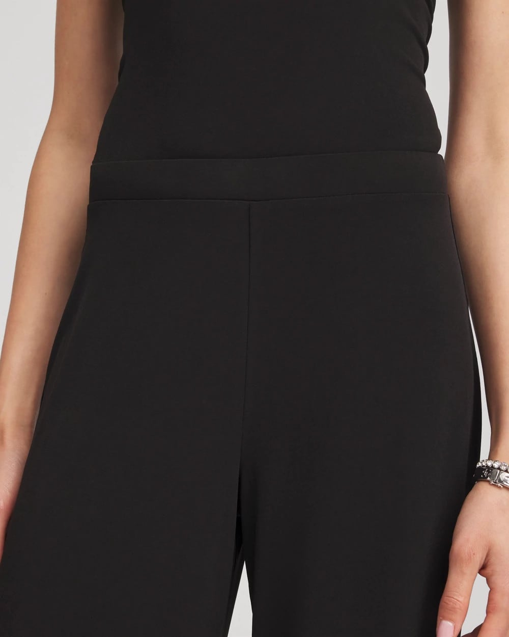 Travelers™ Knit Wide-Leg Pants Black - Chico's