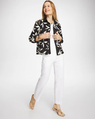 Emme Fly Front Straight Crop Pants Alabaster - Chico's