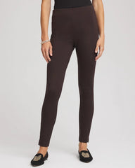 Juliet Slim Zip-Ankle Leggings Cocoa Bean - Chico's