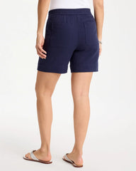 Gauze Cotton Shorts Passport Blue - Chico's
