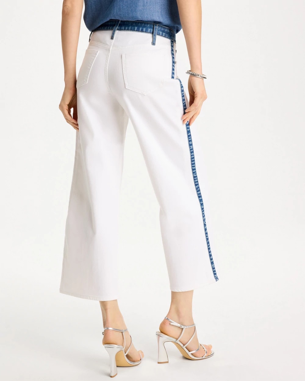 Girlfriend Straight Colorblock Jeans Alabaster - Chico's