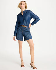 Lightweight Jean Shorts Solana Indigo - Chico's