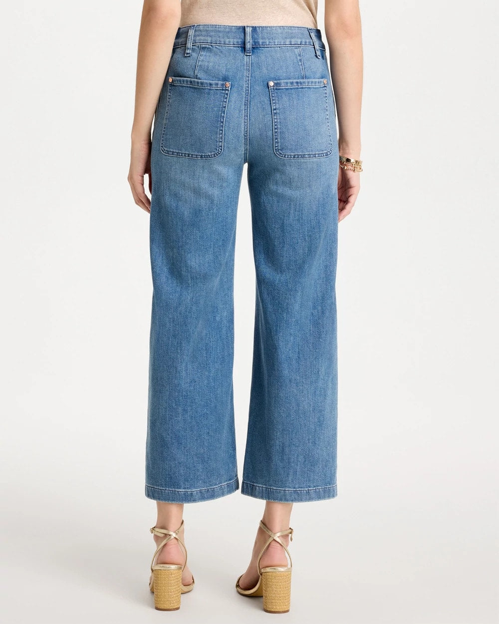 Straight Crop Trouser Jeans Monaco Indigo - Chico's