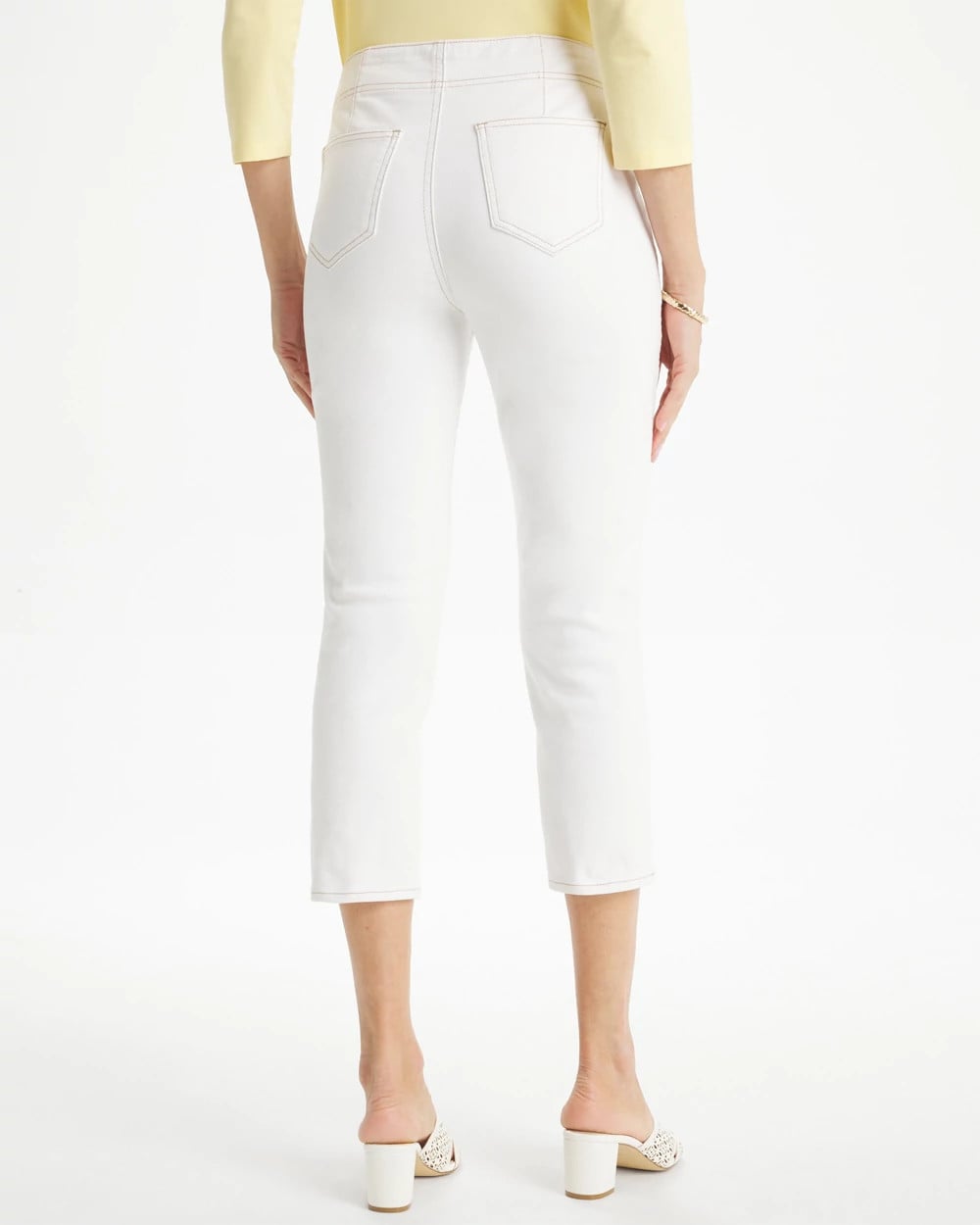 Pull-On 22" Capri Jeans Alabaster - Chico's
