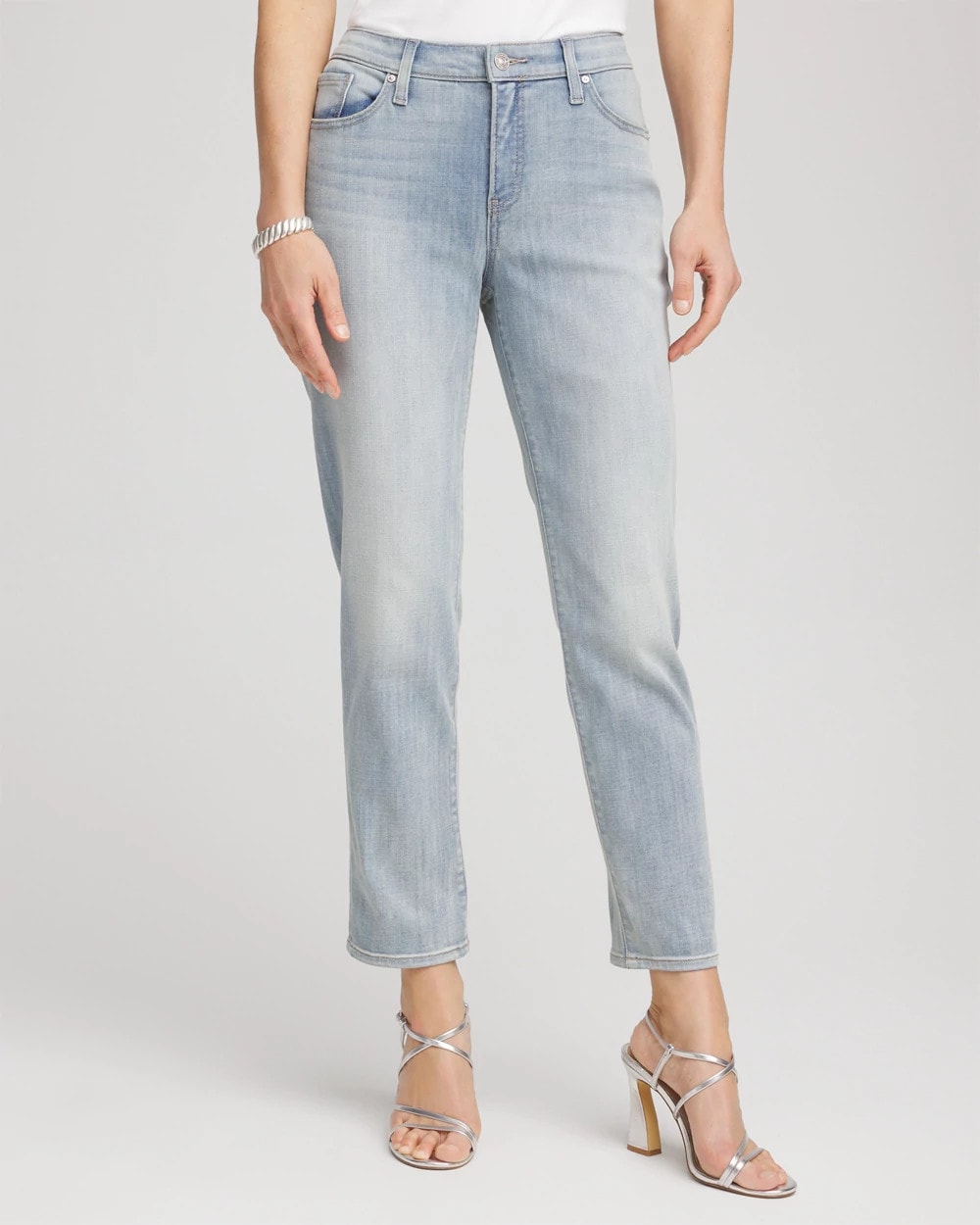 Girlfriend Slim Cropped Jeans Shasta Indigo - Chico's